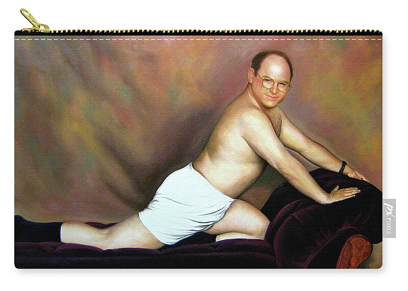 Timeless Art of Seduction George Costanza Zip Pouch by David Dehner - Pixels