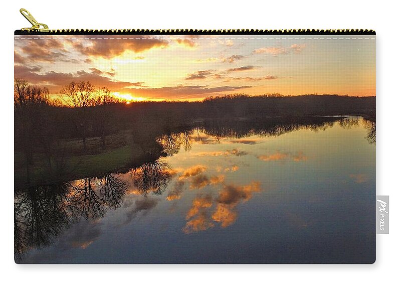  Carry-all Pouch featuring the photograph Tinkers Creek Park by Brad Nellis