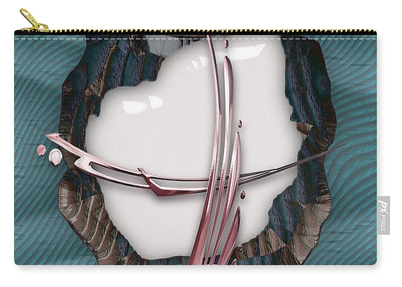 Living Room Zip Pouch featuring the mixed media To Dream by Marvin Blaine