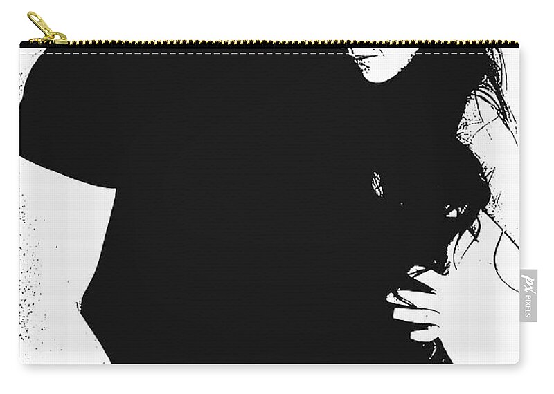 Dave Zip Pouch featuring the photograph Together by Jim Whitley