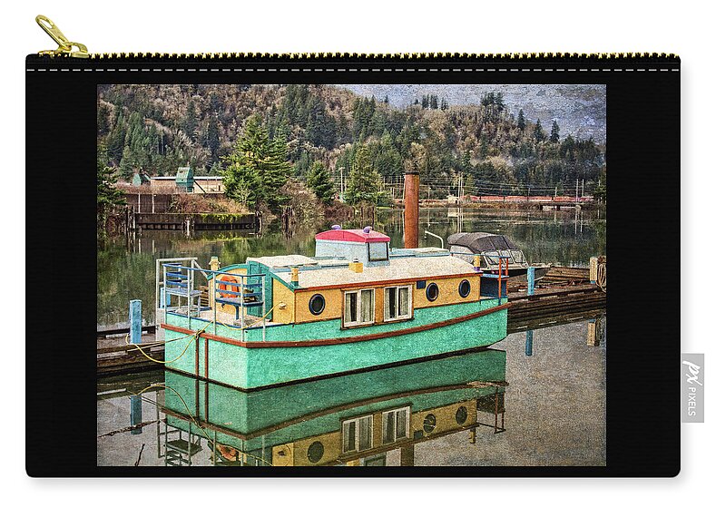 Showboat Zip Pouch featuring the photograph Toledo Showboat by Thom Zehrfeld