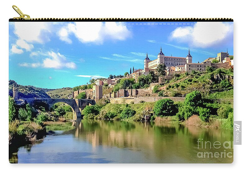 Toledo Zip Pouch featuring the photograph Toledo, Spain by Manuela's Camera Obscura