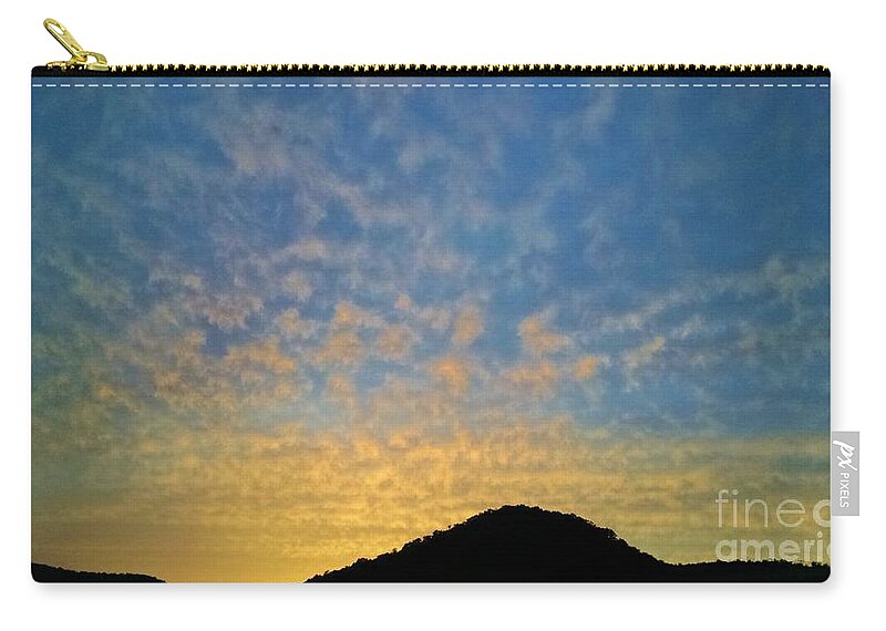 Sunset Zip Pouch featuring the photograph Tomorrow's Promise by Rosanne Licciardi