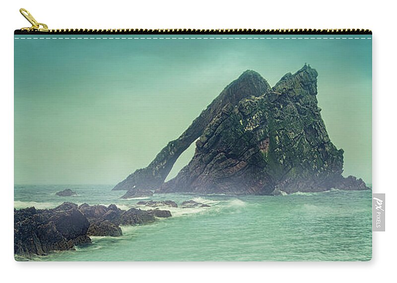 Ocean Zip Pouch featuring the photograph Topographic Oceans by David Lichtneker