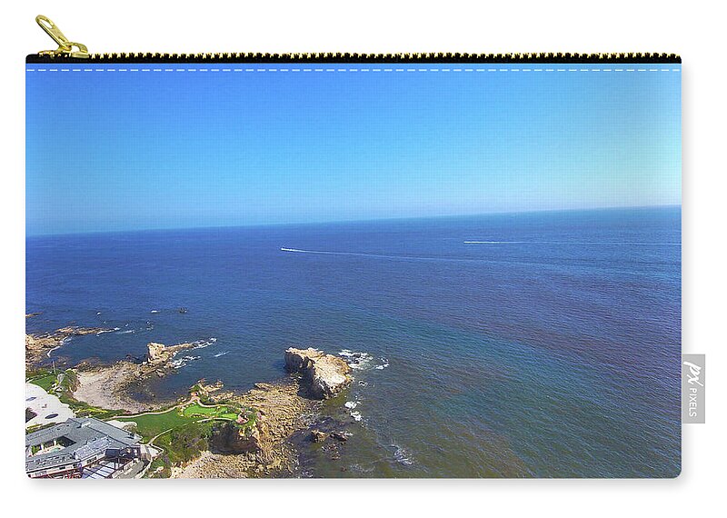 Ocean Zip Pouch featuring the photograph Touch the Sky by Marcus Jones