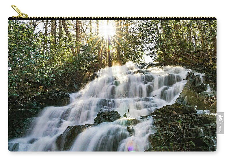Vogel Zip Pouch featuring the photograph Trahlyta Falls by Todd Tucker