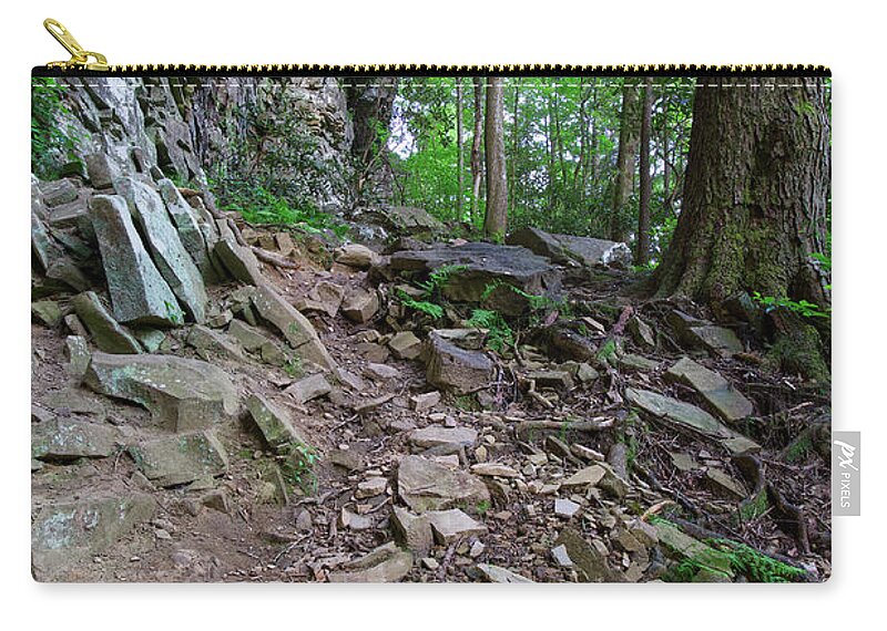 Ozone Falls Carry-all Pouch featuring the photograph Trail at Ozone Falls 3 by Phil Perkins
