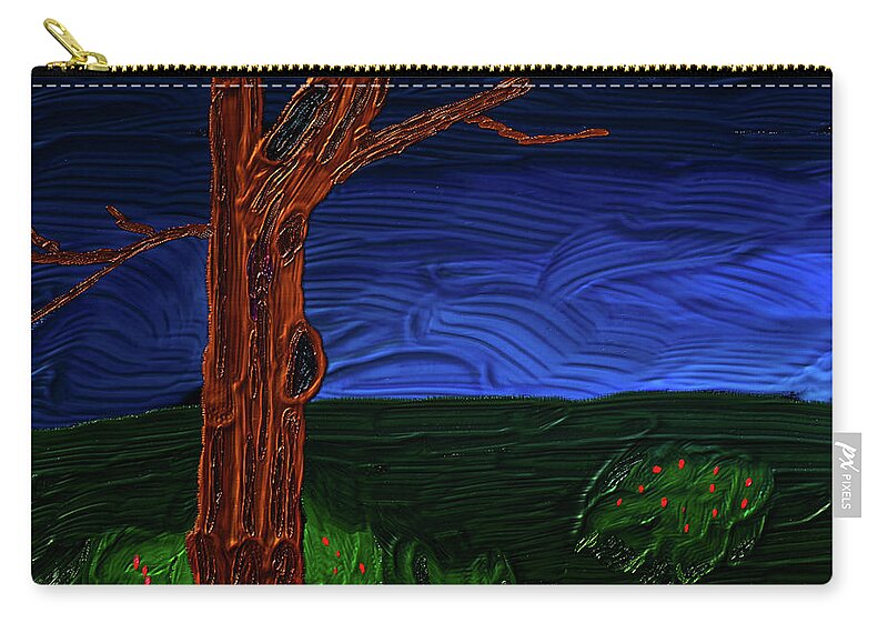 Tree Zip Pouch featuring the photograph Tree #j3 by Leif Sohlman