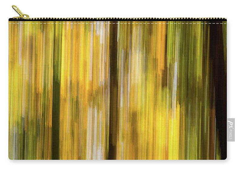 Abstract Zip Pouch featuring the photograph Trees in fall by Robert Miller