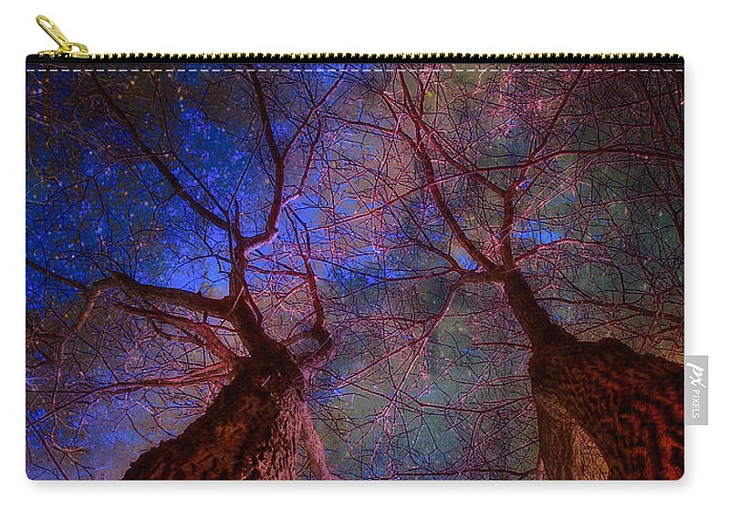Trees Carry-all Pouch featuring the digital art Trees Pointing Toward Heaven by Russ Considine