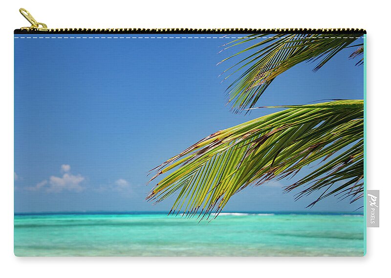 Tropical Scene Zip Pouch featuring the photograph Tropical Vista by Tanya G Burnett