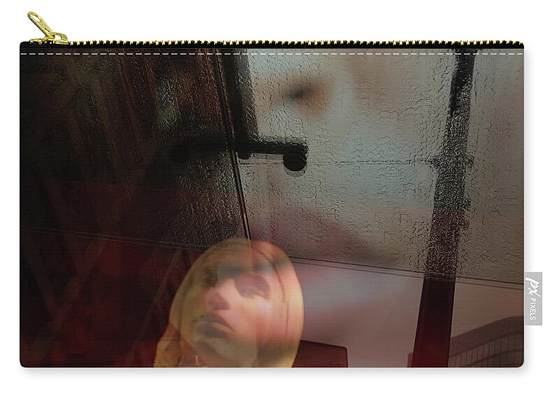 Abstract Zip Pouch featuring the photograph Truth in streets by J C