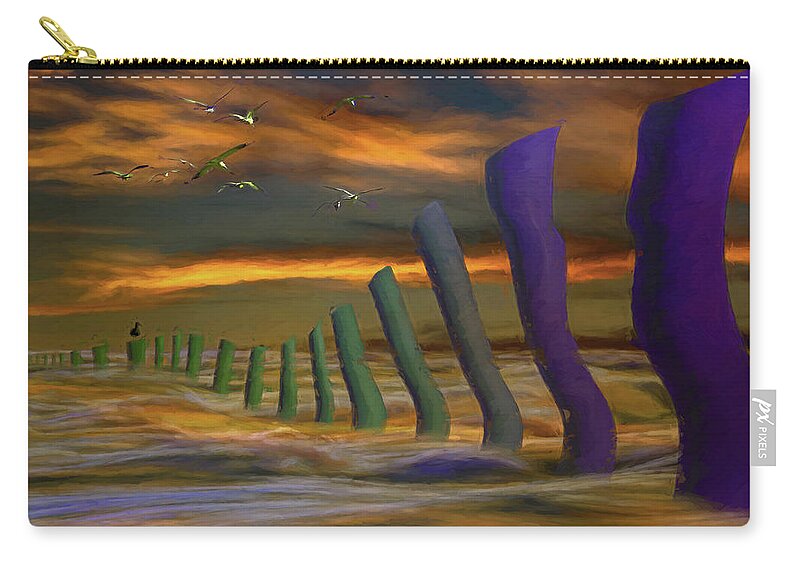 Photography Zip Pouch featuring the photograph Twilight by Paul Wear