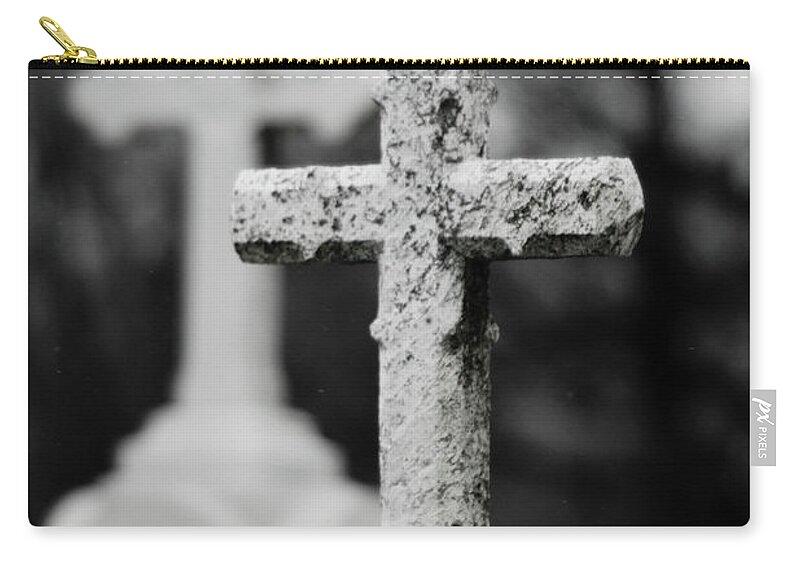 Cross Carry-all Pouch featuring the photograph Two Crosses by Rich S