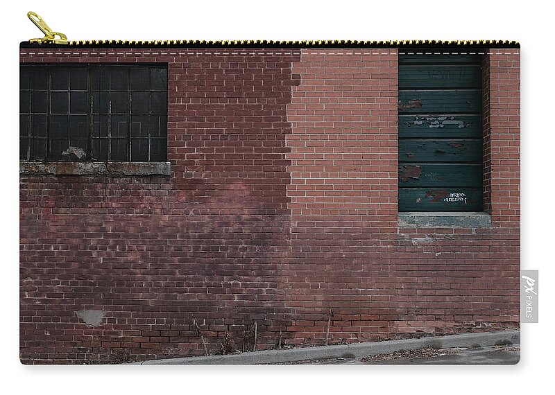 Urban Zip Pouch featuring the photograph Two Sides by Kreddible Trout