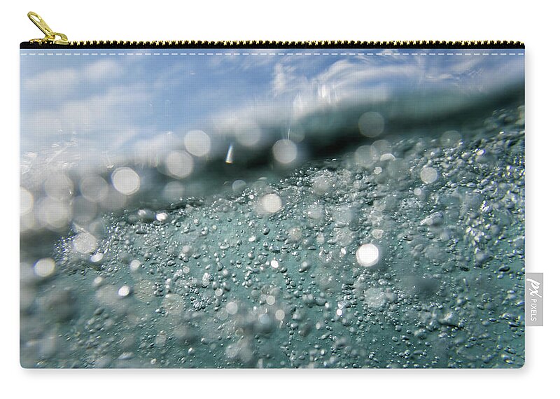 Sea Zip Pouch featuring the photograph Under Sea by Stelios Kleanthous