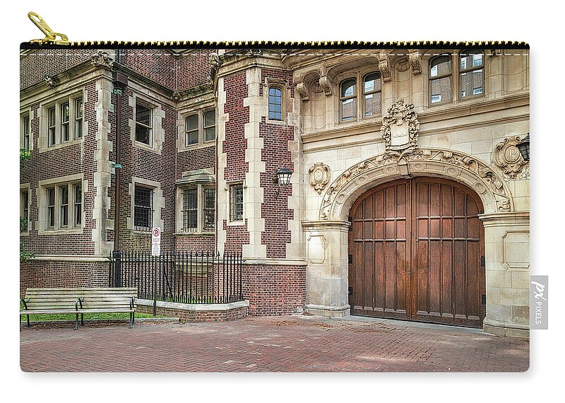 University Of Pennsylvania Carry-all Pouch featuring the photograph University of Pennsylvania by Susan Candelario