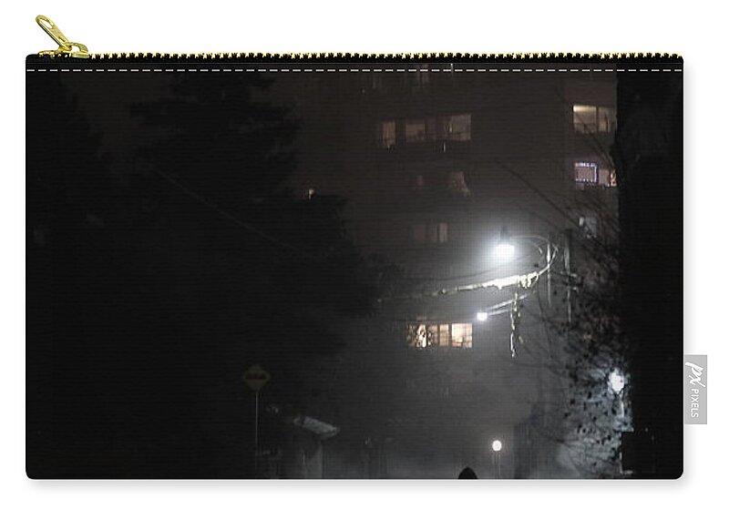 Urban Carry-all Pouch featuring the photograph Up The Alley by Kreddible Trout