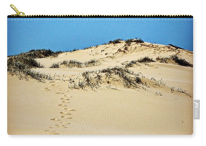 Dune Zip Pouch featuring the photograph Up the Dune by Sarah Lilja