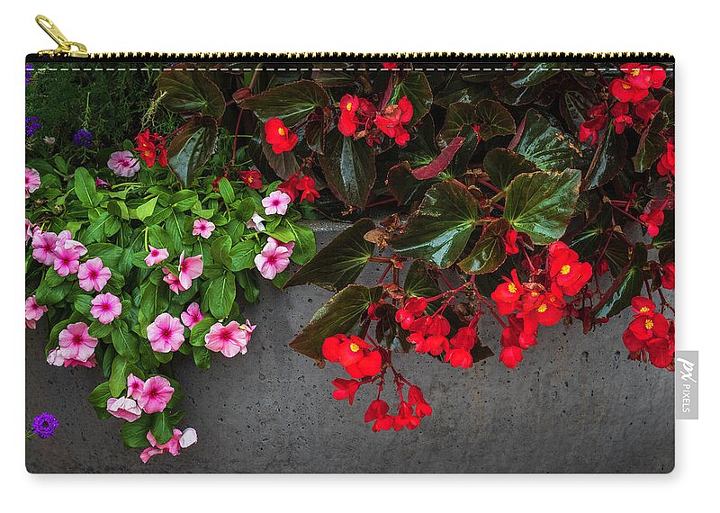 Still Life Zip Pouch featuring the photograph Vibrant Still Life Color by David Gordon