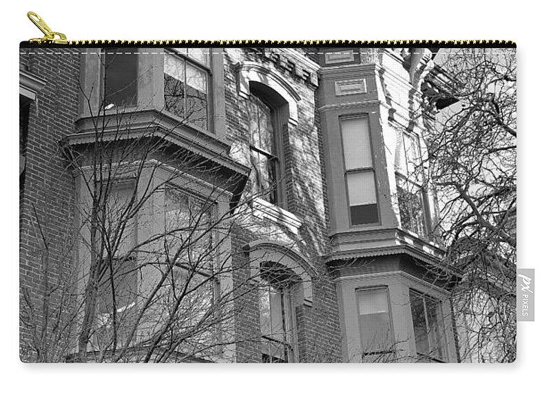 Buildings Zip Pouch featuring the photograph Victorian Presence by Kimberly Furey