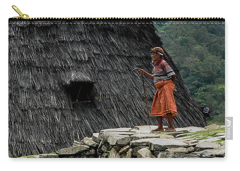 Wae Rebo Carry-all Pouch featuring the photograph A Distant Village - Wae Rebo, Flores, Indonesia by Earth And Spirit