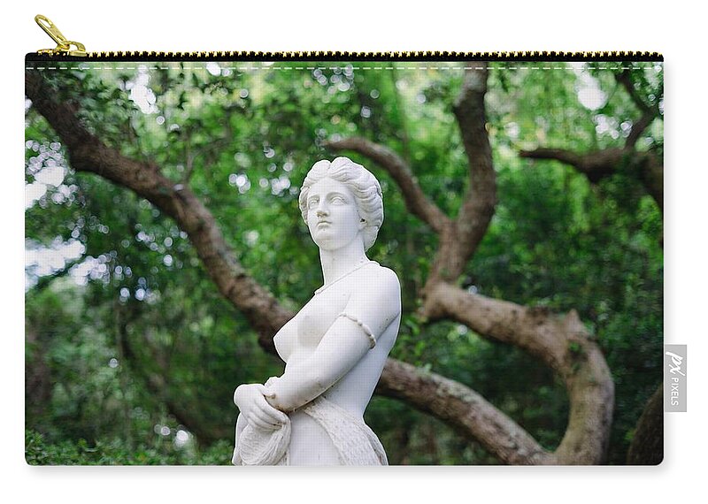 Viginia Dare Zip Pouch featuring the photograph Vision by Linda Mishler