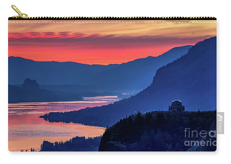 Vista House Carry-all Pouch featuring the photograph Vista House by Doug Sturgess