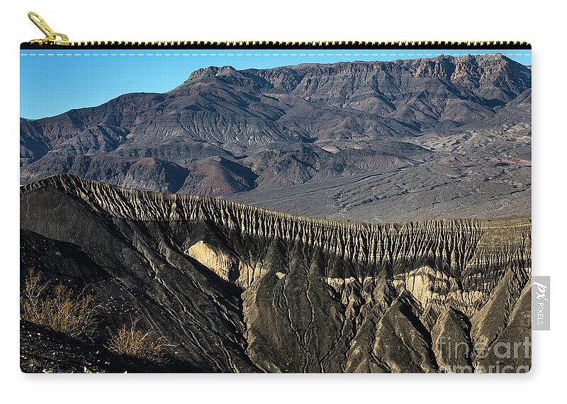 Death Valley Zip Pouch featuring the photograph Volcanic by Erin Marie Davis