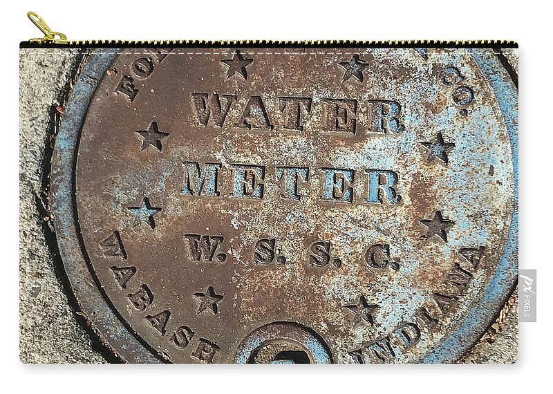Photograph Carry-all Pouch featuring the photograph Wabash Water by Richard Wetterauer