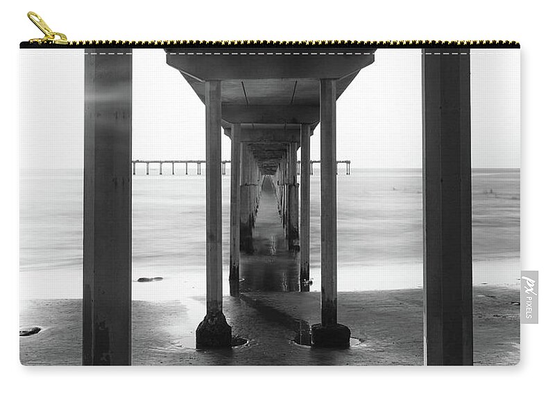 Beach Zip Pouch featuring the photograph Waiting on You by Ryan Weddle