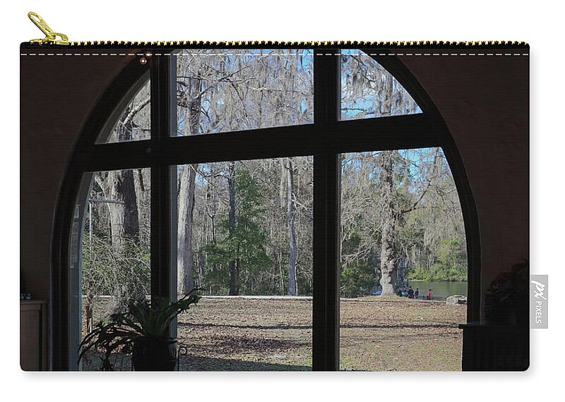 Florida Zip Pouch featuring the photograph Wakulla Springs by M Kathleen Warren