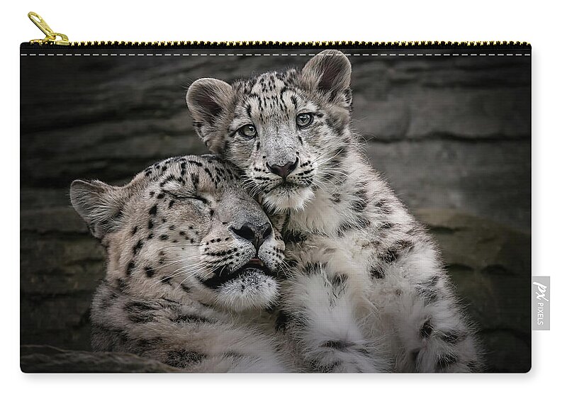 Mother Carry-all Pouch featuring the photograph Warm Mother's Love by Chris Boulton