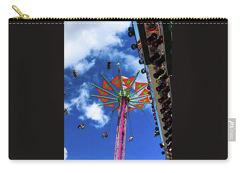 State Fair Zip Pouch featuring the photograph Washington state Fair by Grey Coopre