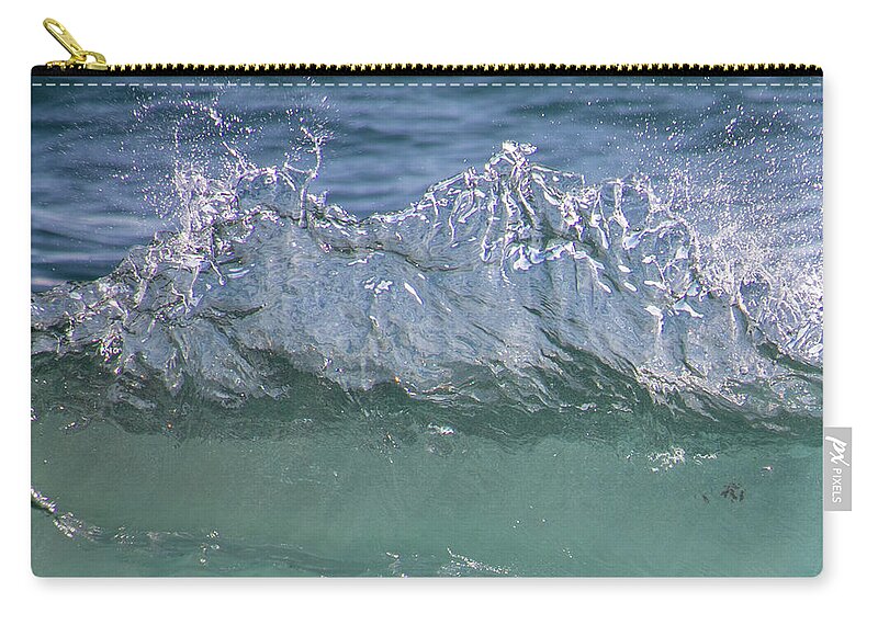Hawaii Zip Pouch featuring the photograph Water Dance by Tony Spencer