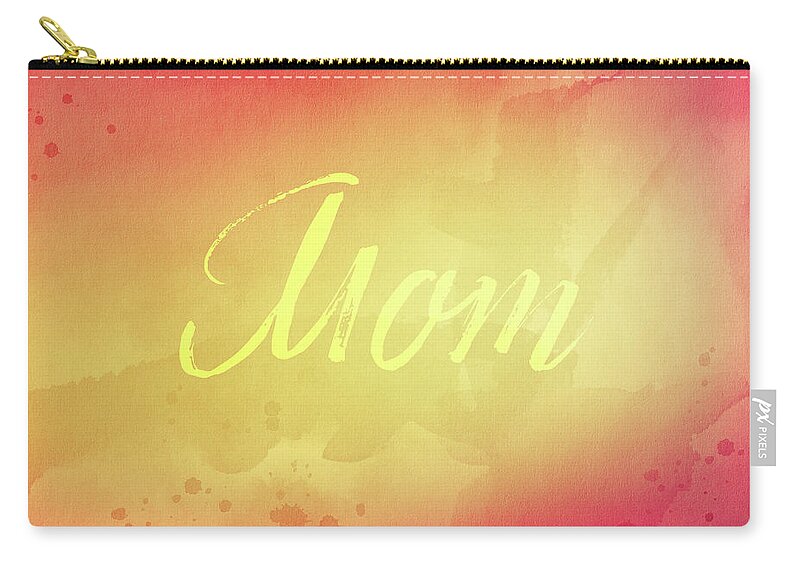 Watercolor Carry-all Pouch featuring the digital art Watercolor Art Mom 2 by Amelia Pearn