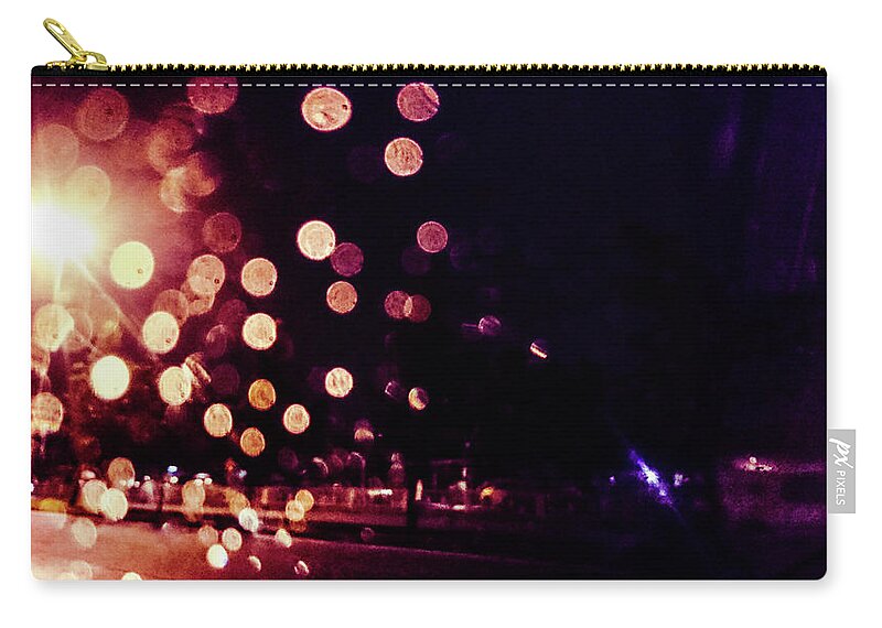 Water Zip Pouch featuring the photograph Waterdrops by Faa shie