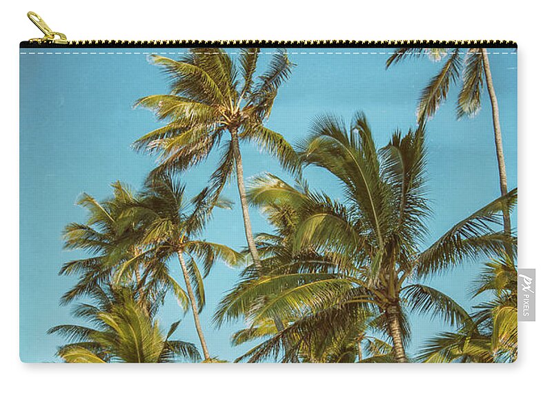 Hawaii Zip Pouch featuring the photograph Wave Bye Bye by Carmen Kern