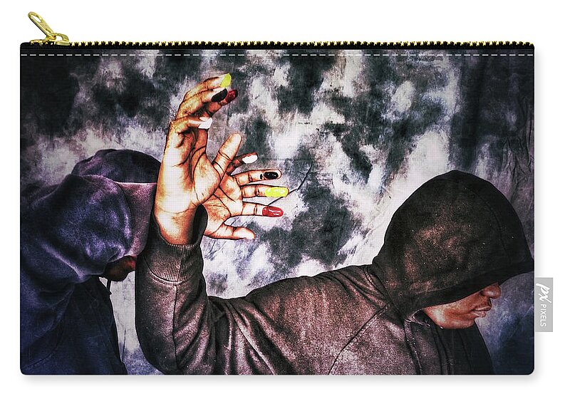  Zip Pouch featuring the photograph We Are One IV by Al Harden