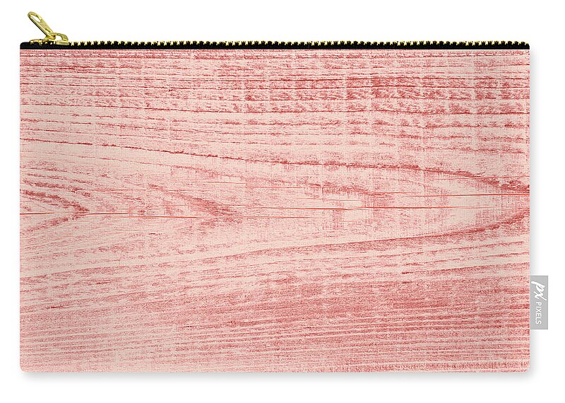 Abstract Zip Pouch featuring the digital art Weathered Board In Peach by David Desautel
