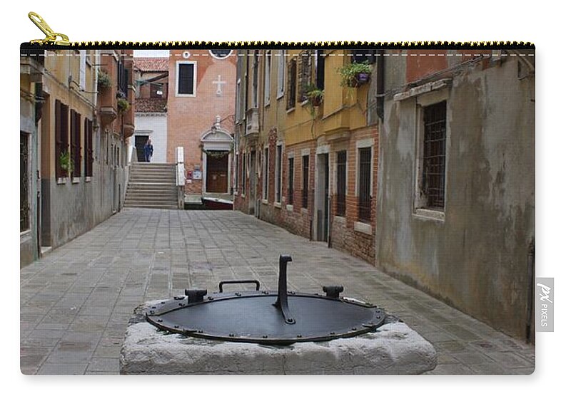 Well Carry-all Pouch featuring the photograph Well in Venice by Yvonne M Smith