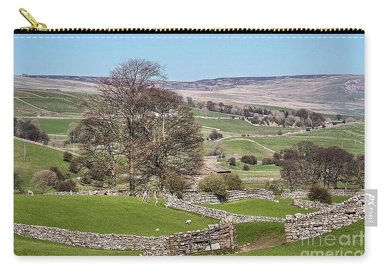 Wensleydale Zip Pouch featuring the photograph Wensleydale by Tom Holmes Photography