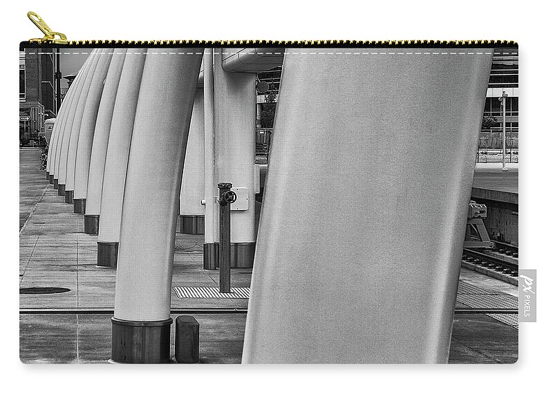 Architecture Carry-all Pouch featuring the photograph Whale Ribs by Tony Locke