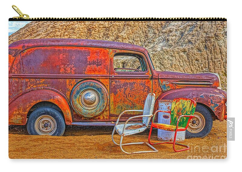  Carry-all Pouch featuring the photograph Where We Stop Along The Way by Rodney Lee Williams