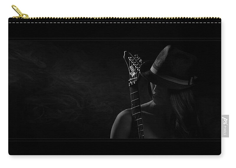 Guitar Carry-all Pouch featuring the photograph While My Guitar Gently Weeps by Brad Barton