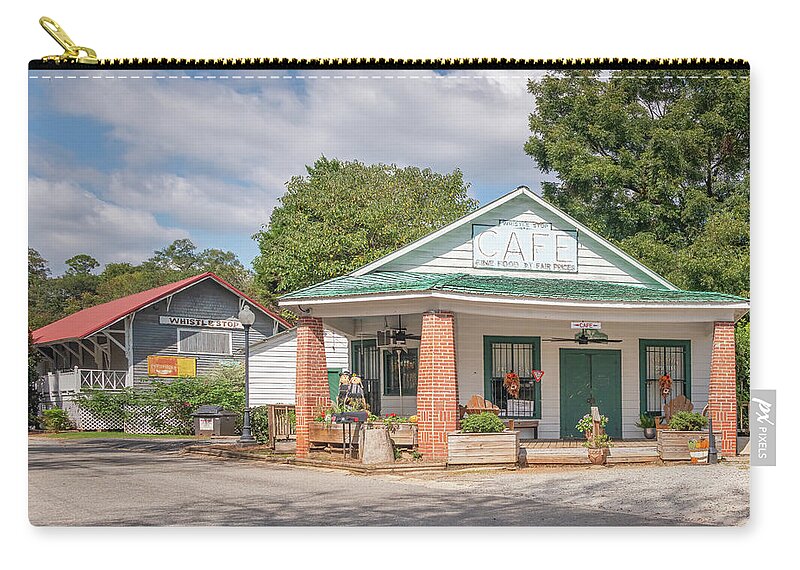Movie Zip Pouch featuring the photograph Whistle Stop Cafe-1 by John Kirkland