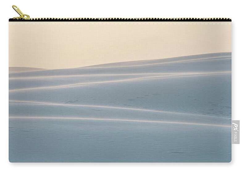 White Sands Zip Pouch featuring the photograph White Sands by Steven Keys