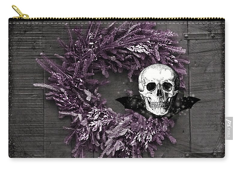 Wicked Zip Pouch featuring the photograph Wicked by Dark Whimsy