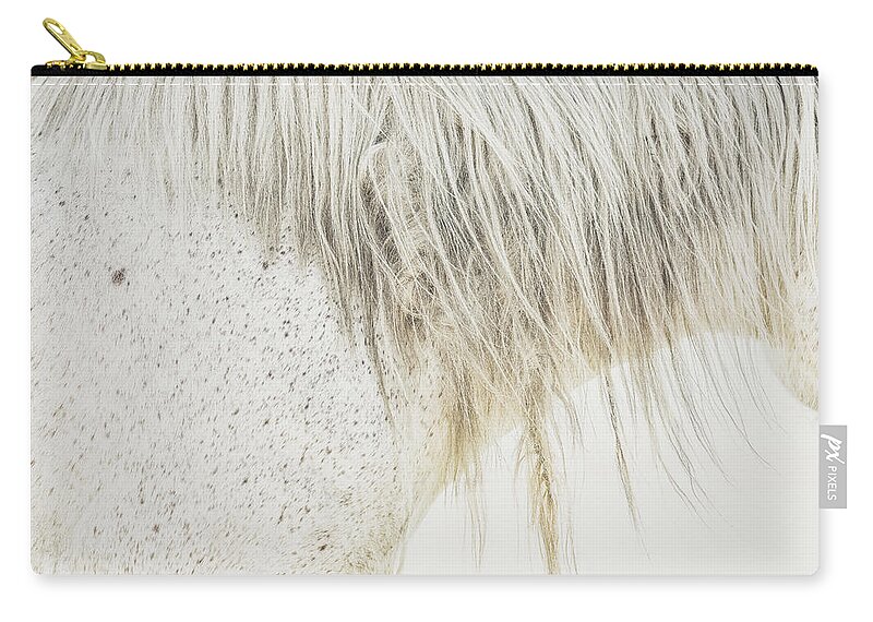 Photographs Zip Pouch featuring the photograph Wild at Heart - Horse Art by Lisa Saint