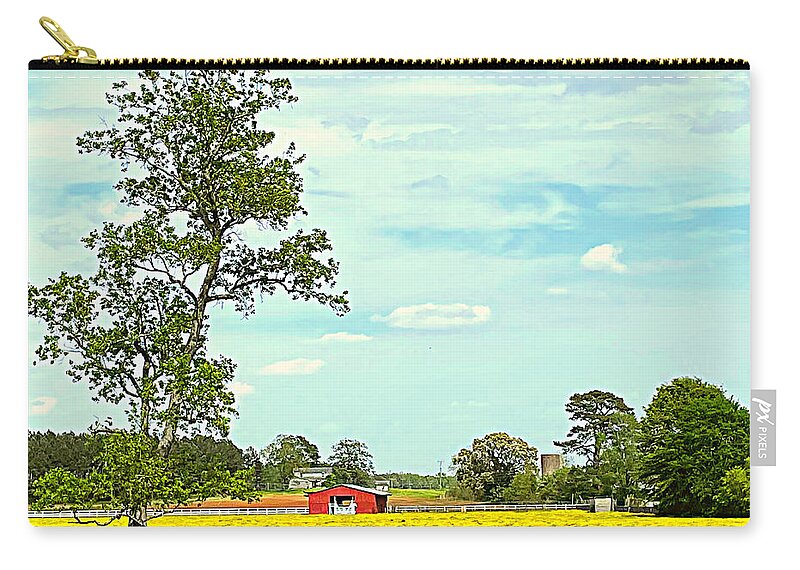 Wildflower Carry-all Pouch featuring the photograph Wildflower Field by Lee Darnell